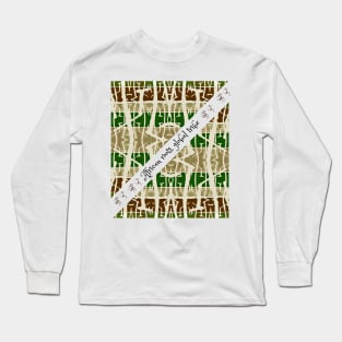 African roots, global tribe, African tribal Long Sleeve T-Shirt